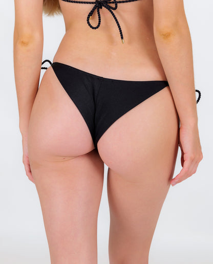 Bottom Shimmer-Black Cheeky-Rope