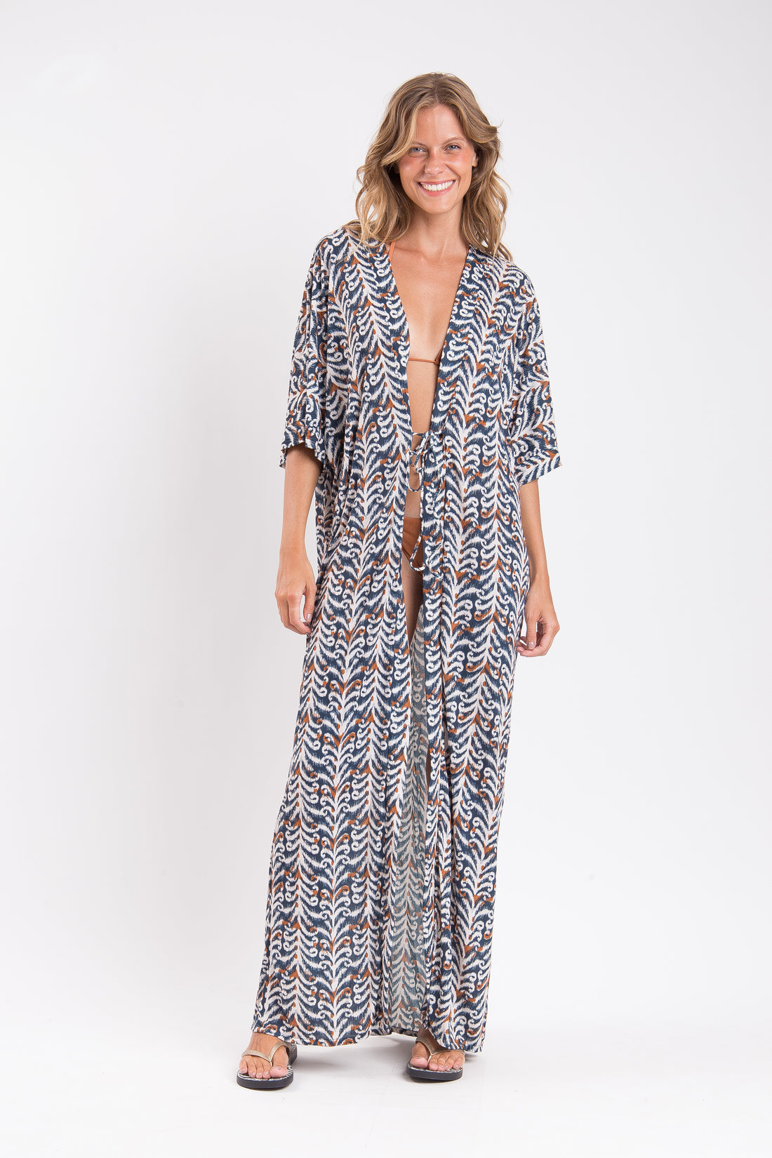 Ikat Long Dress