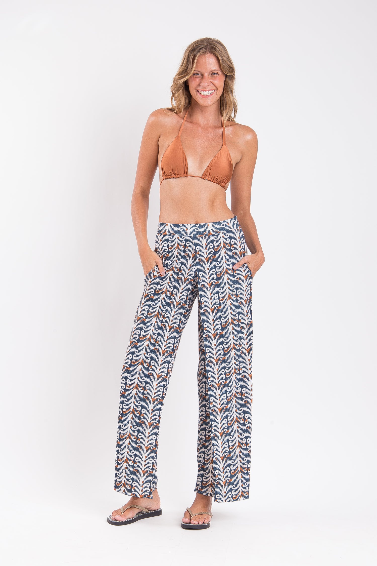 Ikat Wide Pants