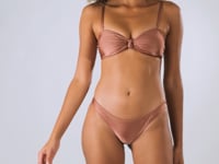 Top Shimmer-Copper Bandeau-Joy