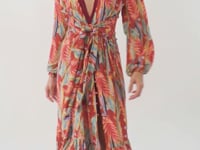 Sea-Bloom Long Dress Verona