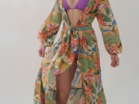 Tropical Long Dress Verona