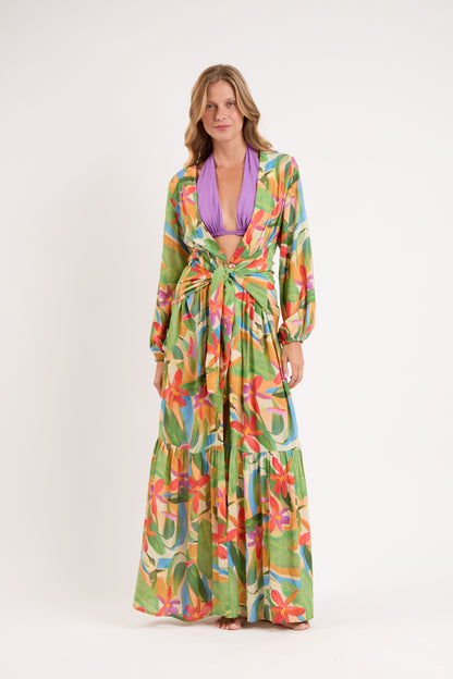 Tropical Long Dress Verona