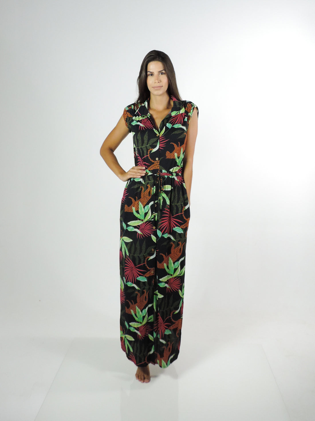 Vestido Chemise Jungle