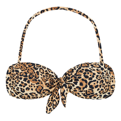 Top Leopardo Bandeau