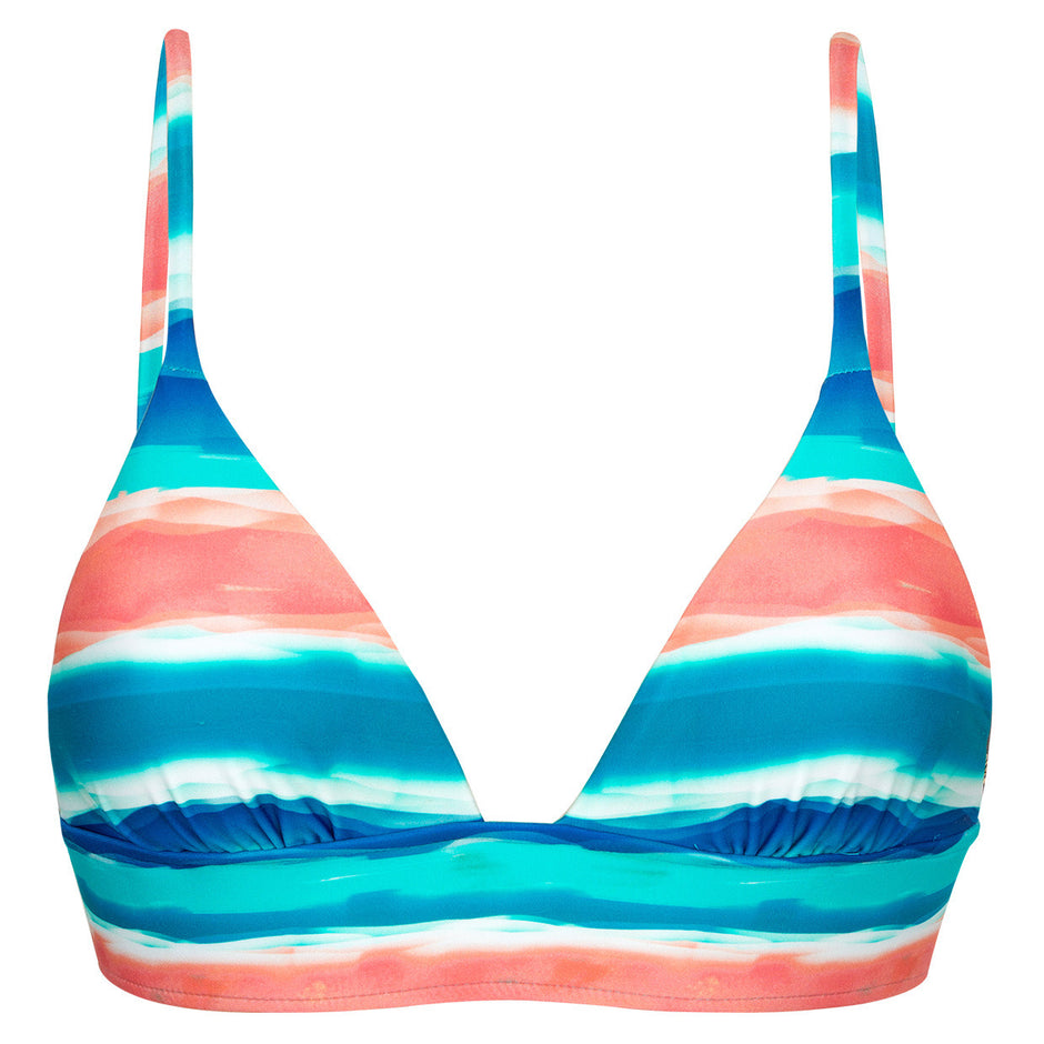 Rio de Sol Multicolor Striped Fixed Swimwear Bottom - Moderate Coverage ...